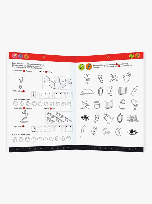 Egmont Kärnan Kul Att Lära Bok Jag Börjar Räkna