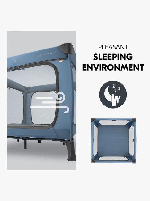 Hauck Sleep N Play SQ Set Resesäng, Dark Blue