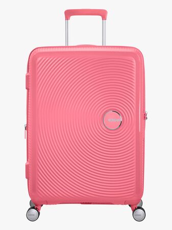 American Tourister Soundbox Spinner Resväska 71,5-81L, Sun Kissed Coral