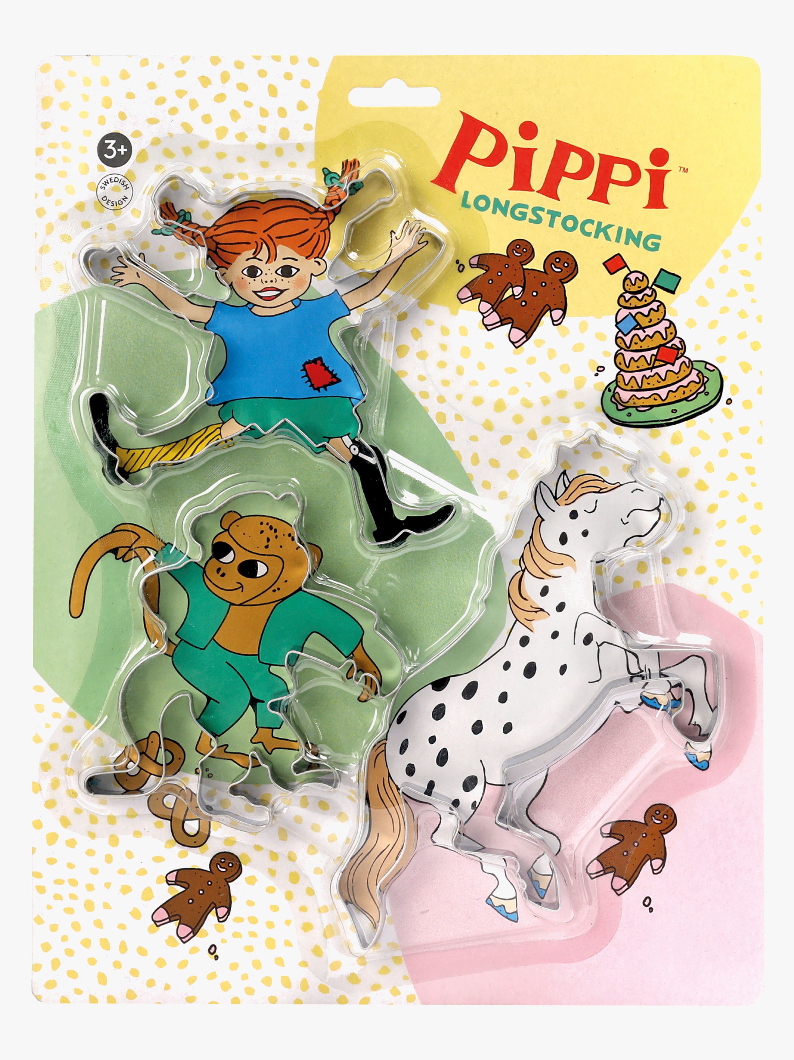 Pippi Långstrump Bakformar 3 st