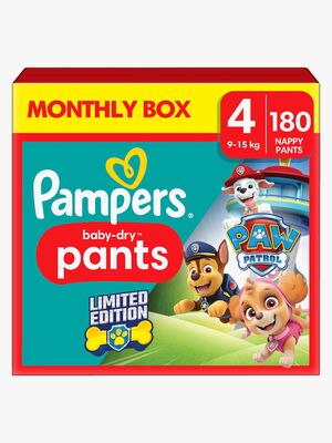 Pampers Baby Dry Pants Blöjor Stl 4 9-15 kg 180-pack