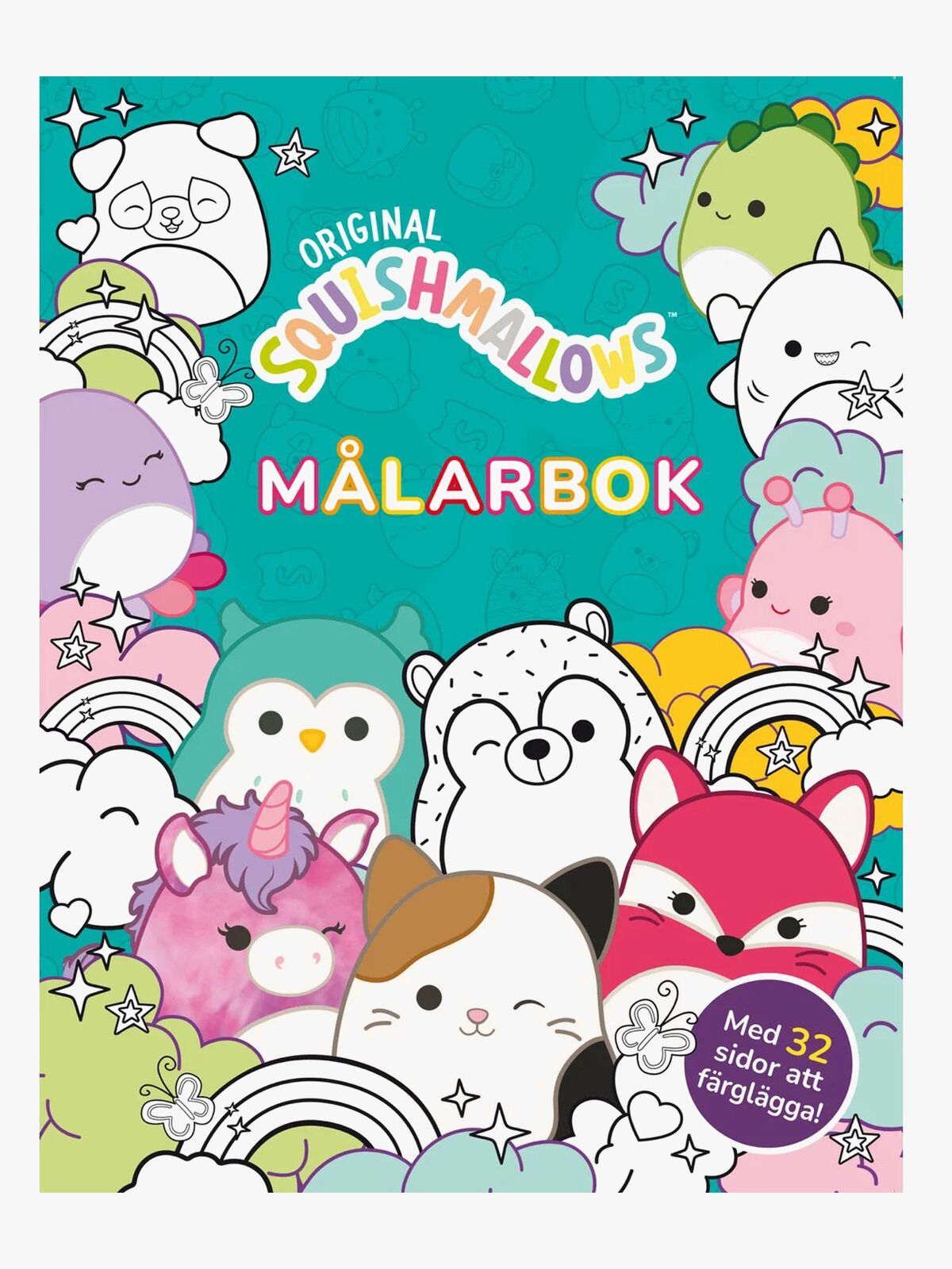 Squishmallows Målarbok
