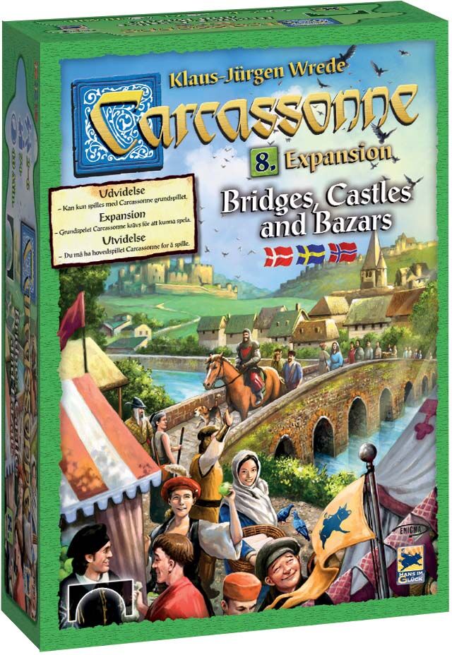 Carcassonne Expansion 8: Bridges Castles &  Bazars