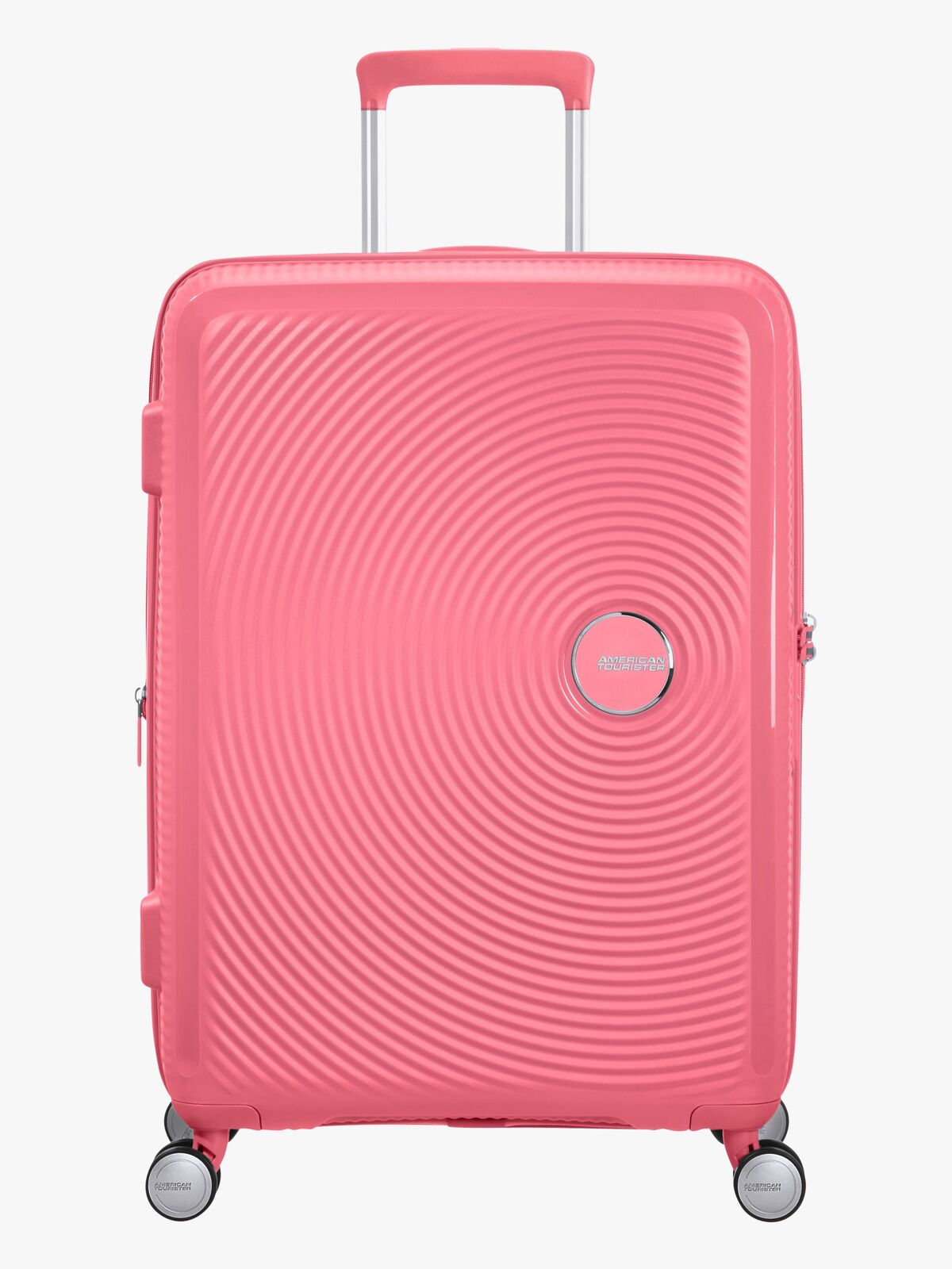 American Tourister Soundbox Spinner Resväska 71,5-81L, Sun Kissed Coral