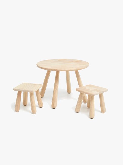 Minitude Nordic Bord inkl.  Fyrkantiga Stolar, Natural
