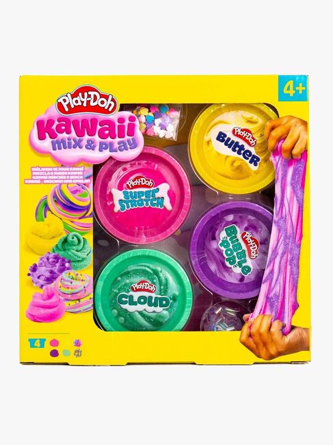 Play-Doh Kawaii Mix & Play Slime 4-Pack