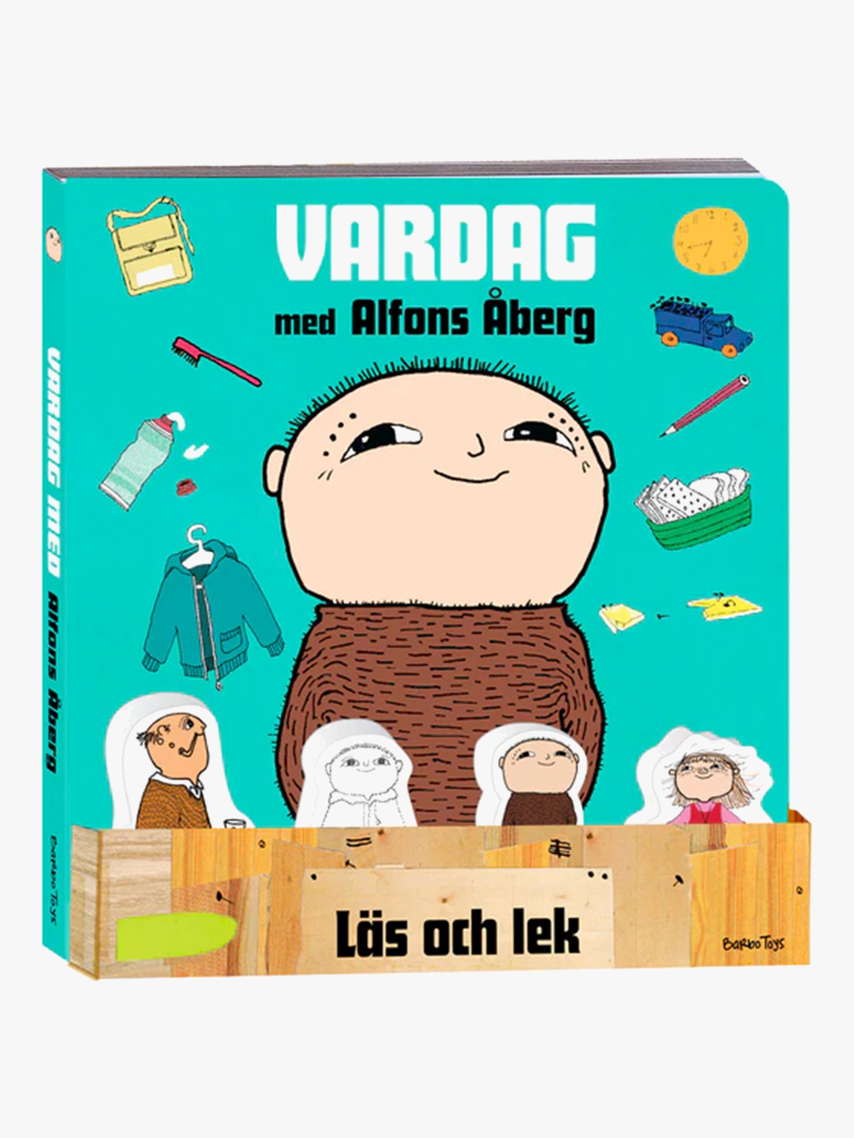 Alfons Åberg Vardag Bok med Figurer