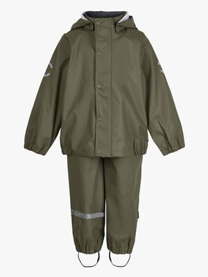 Mikk-Line Regenset mit Hosenträger, Dusty Olive