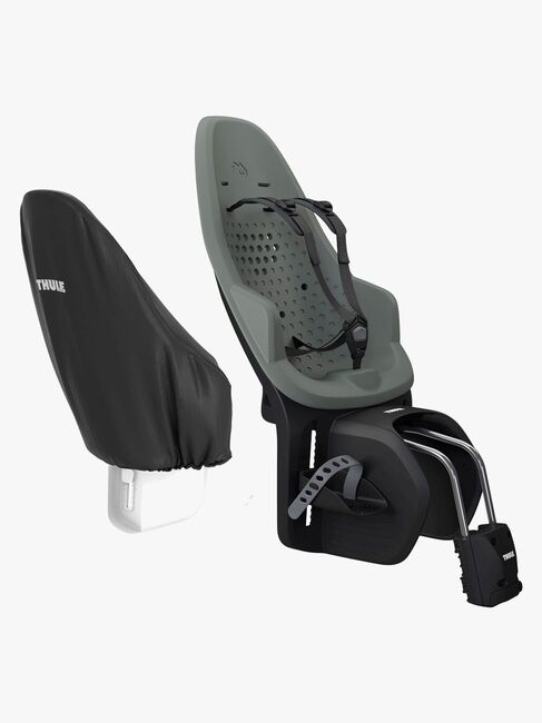 Thule Yepp 2 Maxi Frame Mount Cykelsits inkl. Regnskydd, Agave