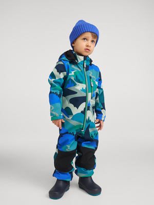 Reima Nurmes Softshelldress, Sparkly Blue