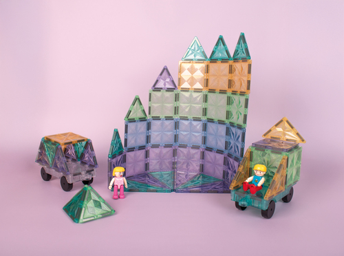 Playbox  Magnetiska Brickor Glitter 110 Delar