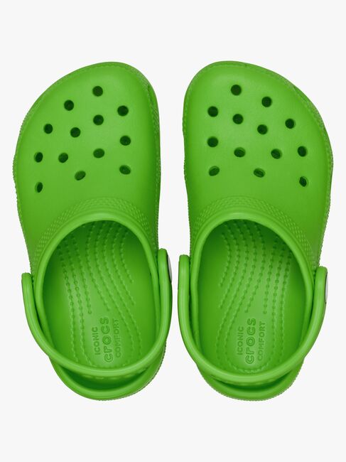 Crocs Classic Kids Tofflor, Grön