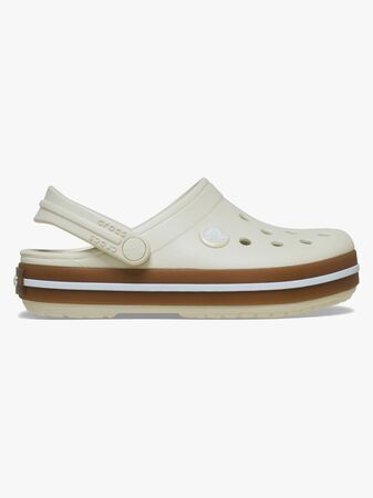 Crocs Crocband Gum Kids Tofflor, Summit White