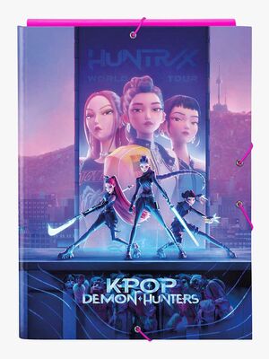 K-Pop Demon Hunters A4- Mappe med 3 Klaffer