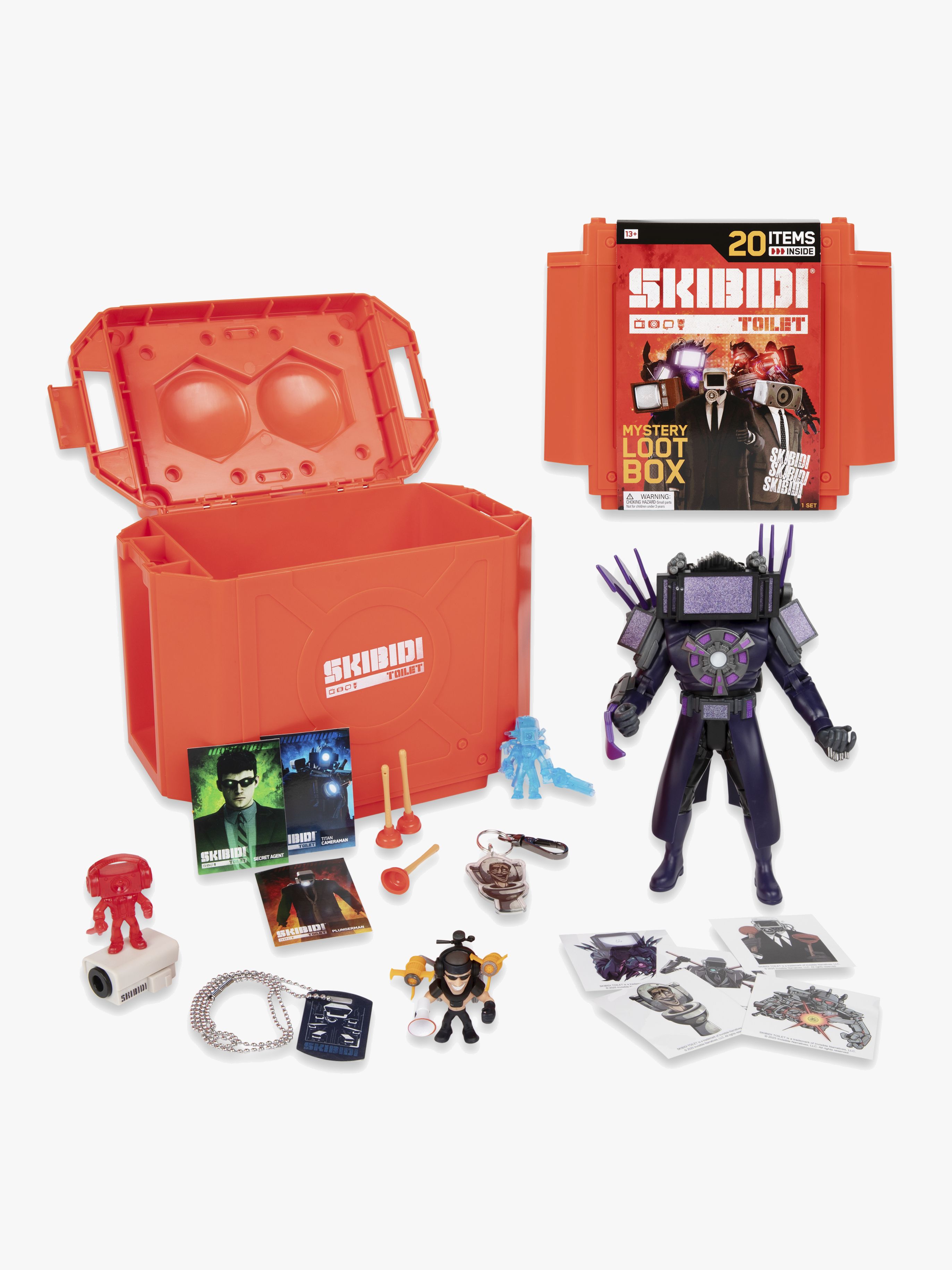 SKIBIDI TOILET Giant Mystery Surprise Box Samlarobjekt