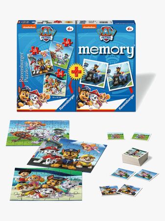 Ravensburger Paw Patrol Pussel 3-i-1 + Memory