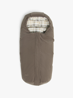 Beemoo Mini Vinterkørepose, Taupe Manchester/Checkered