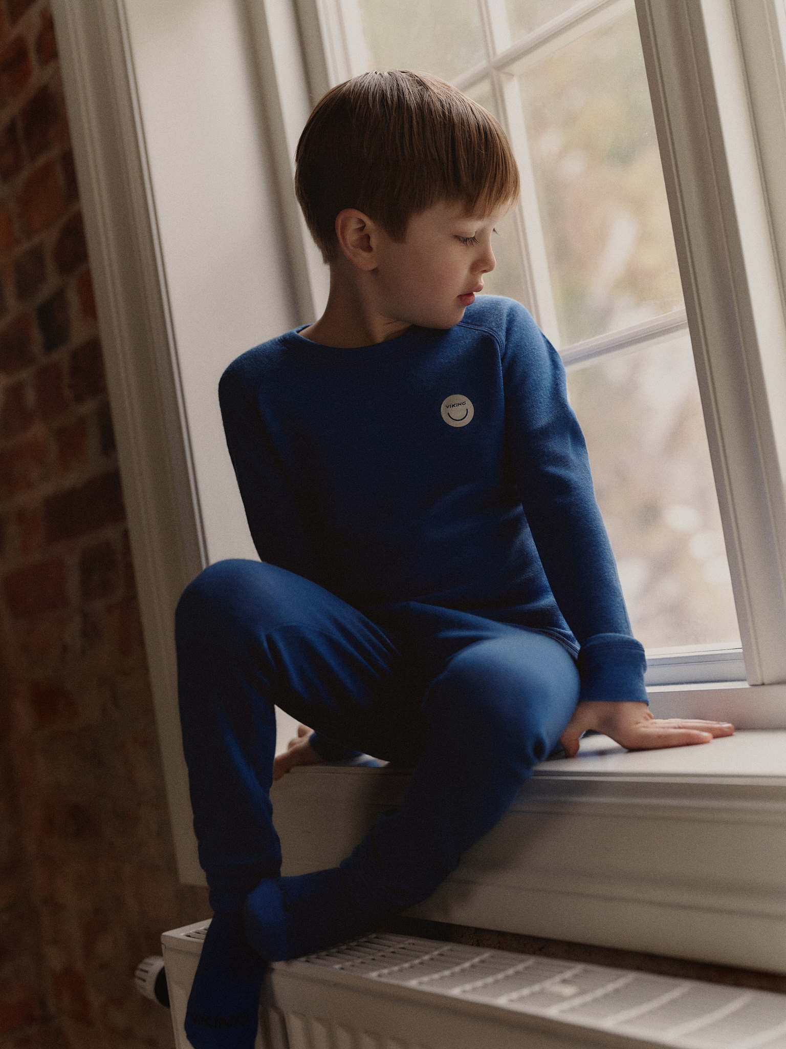 Viking Soft Merino Underställströja Merinomix, Navy, 92