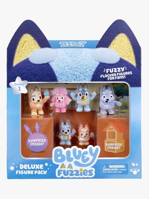 Bluey Fuzzies Figurer Fan-favoriter 8-pack