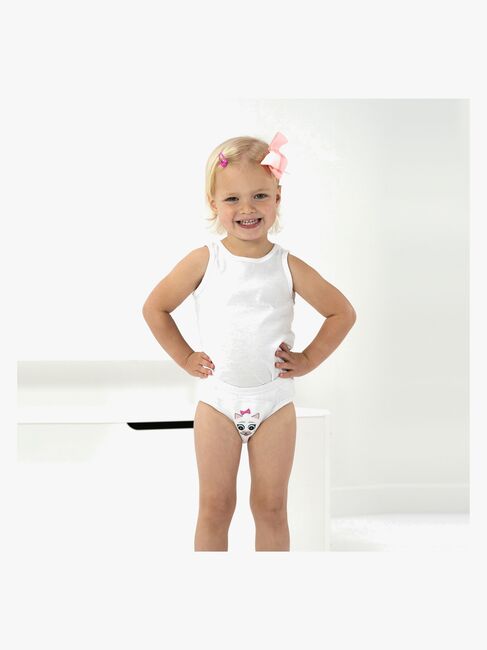 My Carry Potty Katt Potträningsbyxor 3-pack, Vit
