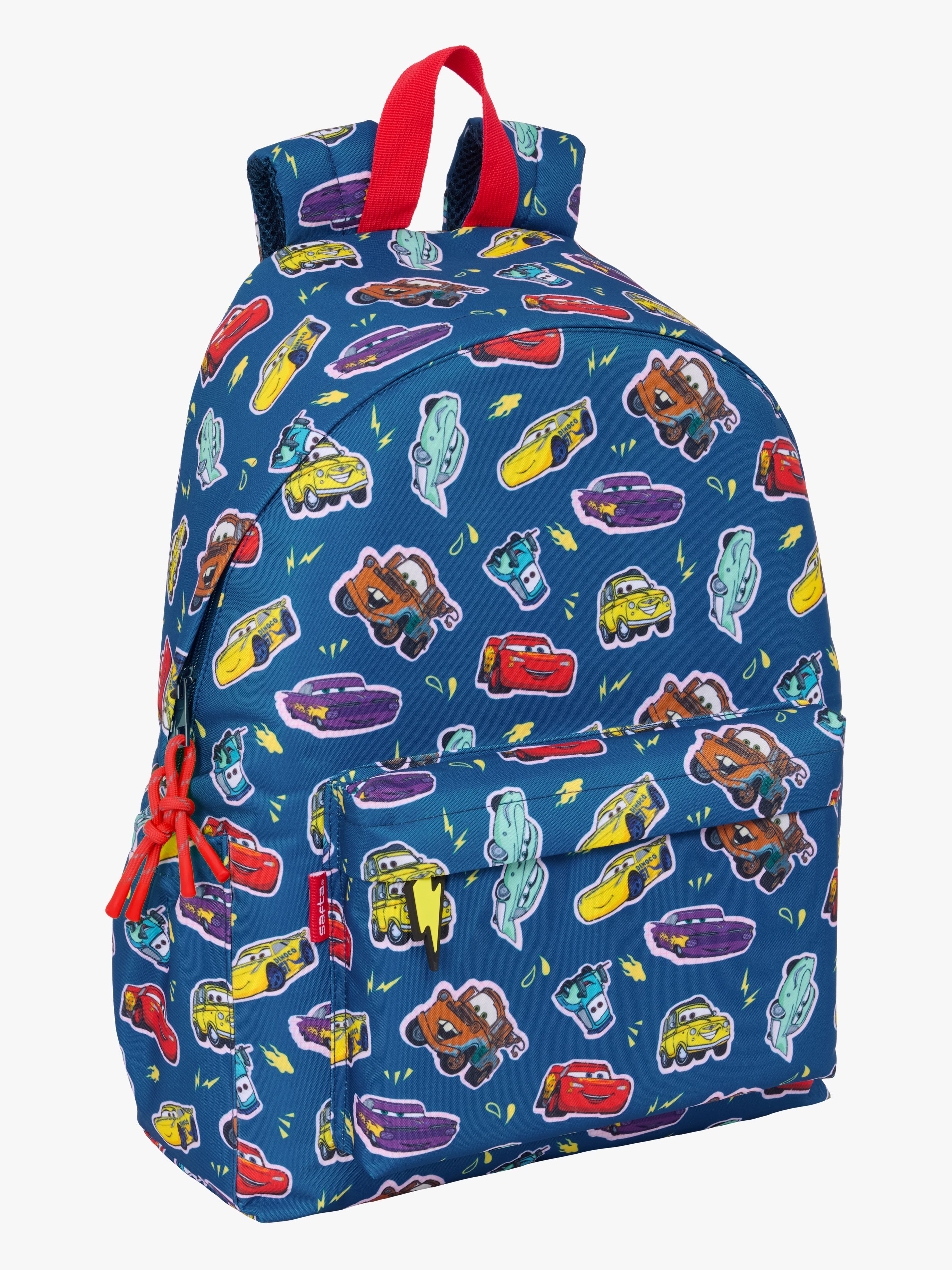 Disney Cars Laptop Ryggsäck 17L, Racing Mörkblå