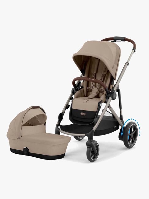 Cybex e-Gazelle S Duovagn, Almond Beige/ Taupe