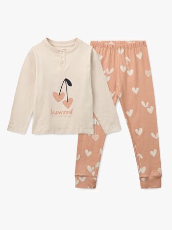 LIEWOOD Wilhelm Pyjamasset, Heart/Sweetheart/Pale tuscany/mix