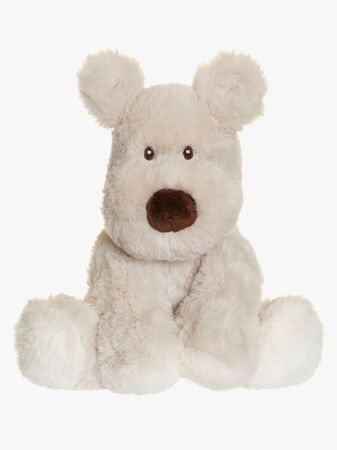 Teddykompaniet Gosedjur Mocca Hund 18 cm, Grå