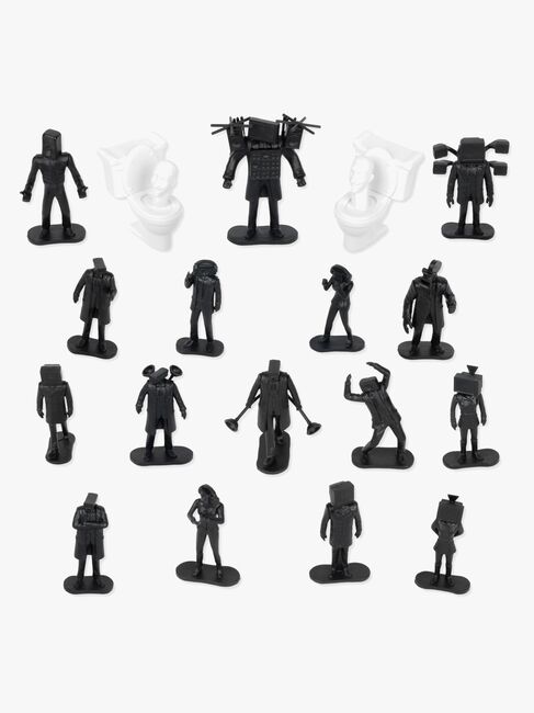 Skibidi Toilet Battle Bucket Figurset Series 1, 20 st