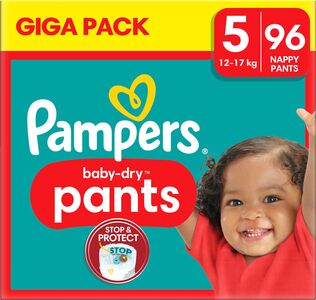 Pampers Baby Dry Pants Blöjor Stl 5 12-17 kg 96-pack