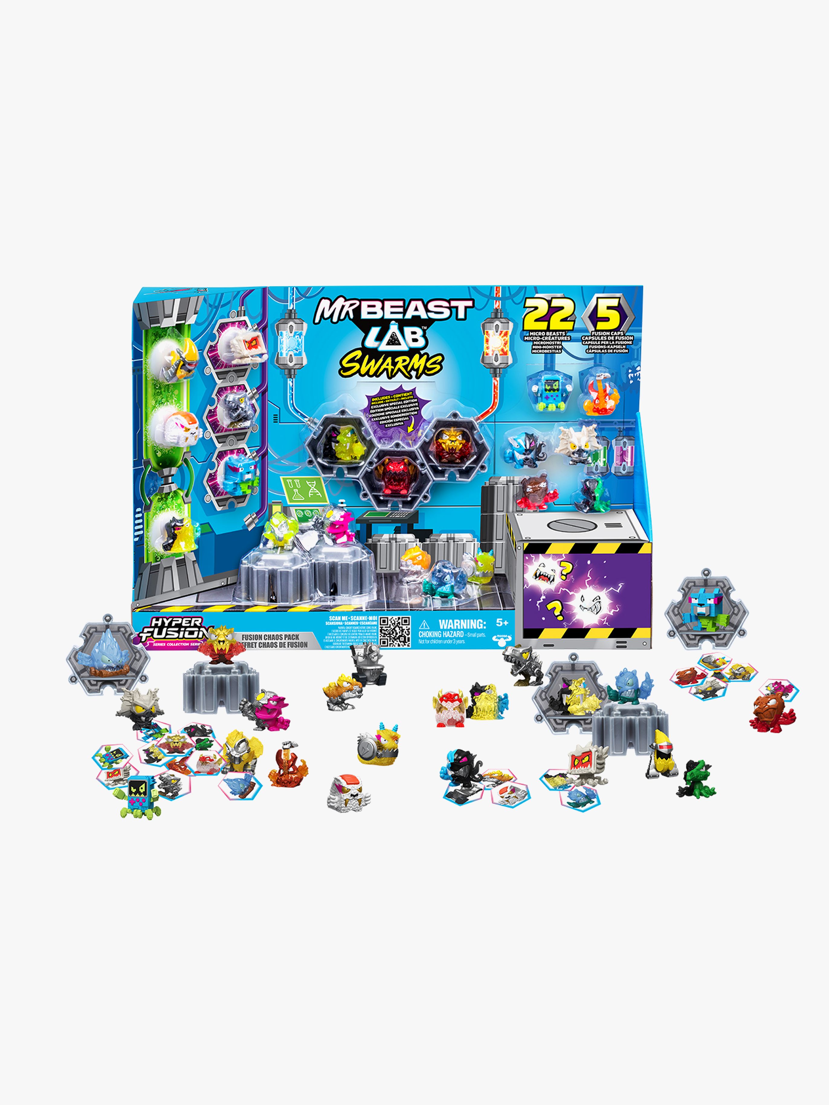 Beast Lab Swarms Samlarfigurer Fusion Chaos, Blandad