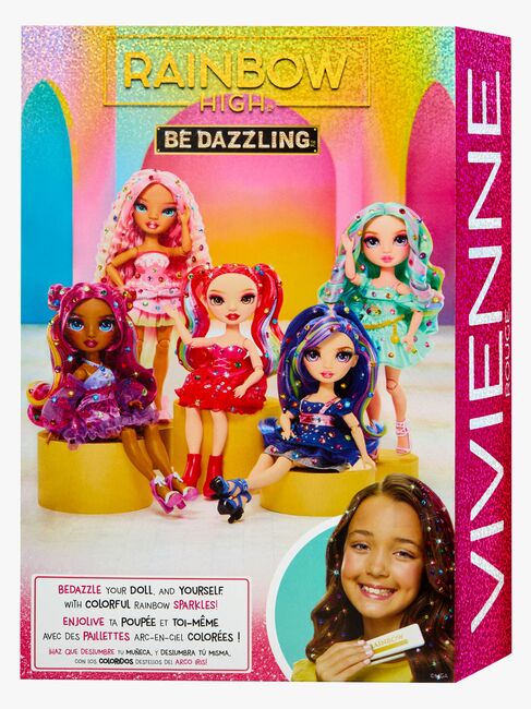 Rainbow High Be Dazzling Vivienne Rouge Modedocka Vivienne Rouge, Röd