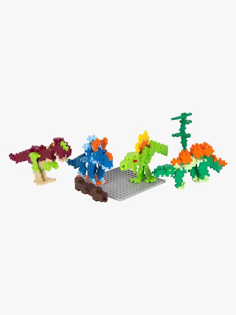 Plus-Plus Byggset med Basplatta & Tub Dino, 4x100 Delar