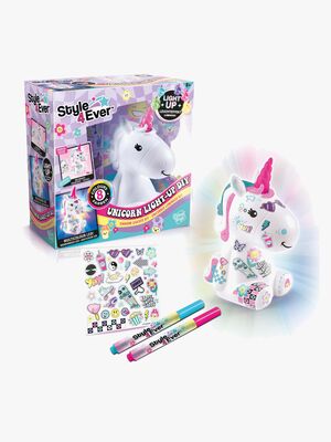 Style 4 Ever Pysselset DIY Enhörning med Ljus
