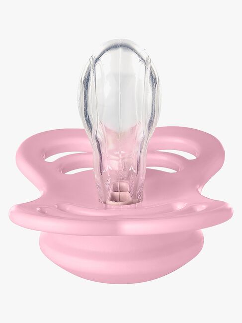 BIBS Supreme Napp Silikon Stl 1, Baby Pink