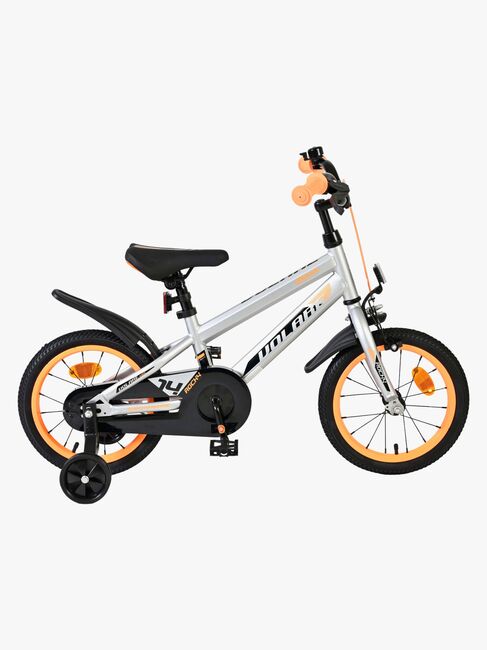 Volare Unicorn Cykel 14 Tum, Vit