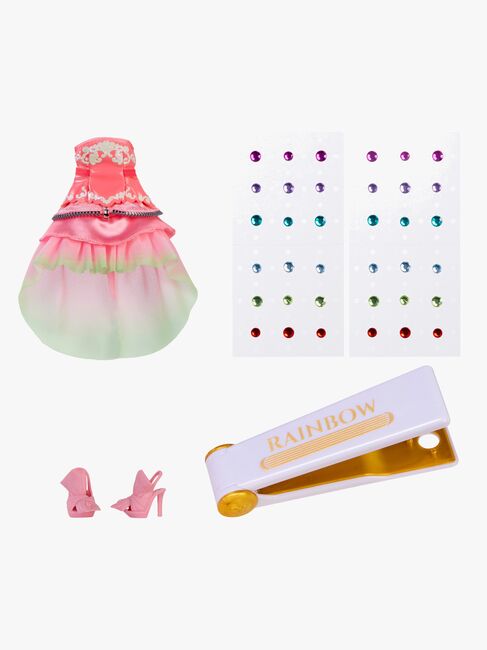 Rainbow High Be Dazzling Adeline Rose Modedocka, Rosa