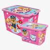 Paw Patrol Förvaringsboxar Set 23l & 7l, Rosa