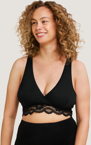 Carriwell Omlott Gravid- och Amnings-BH Eko, Svart