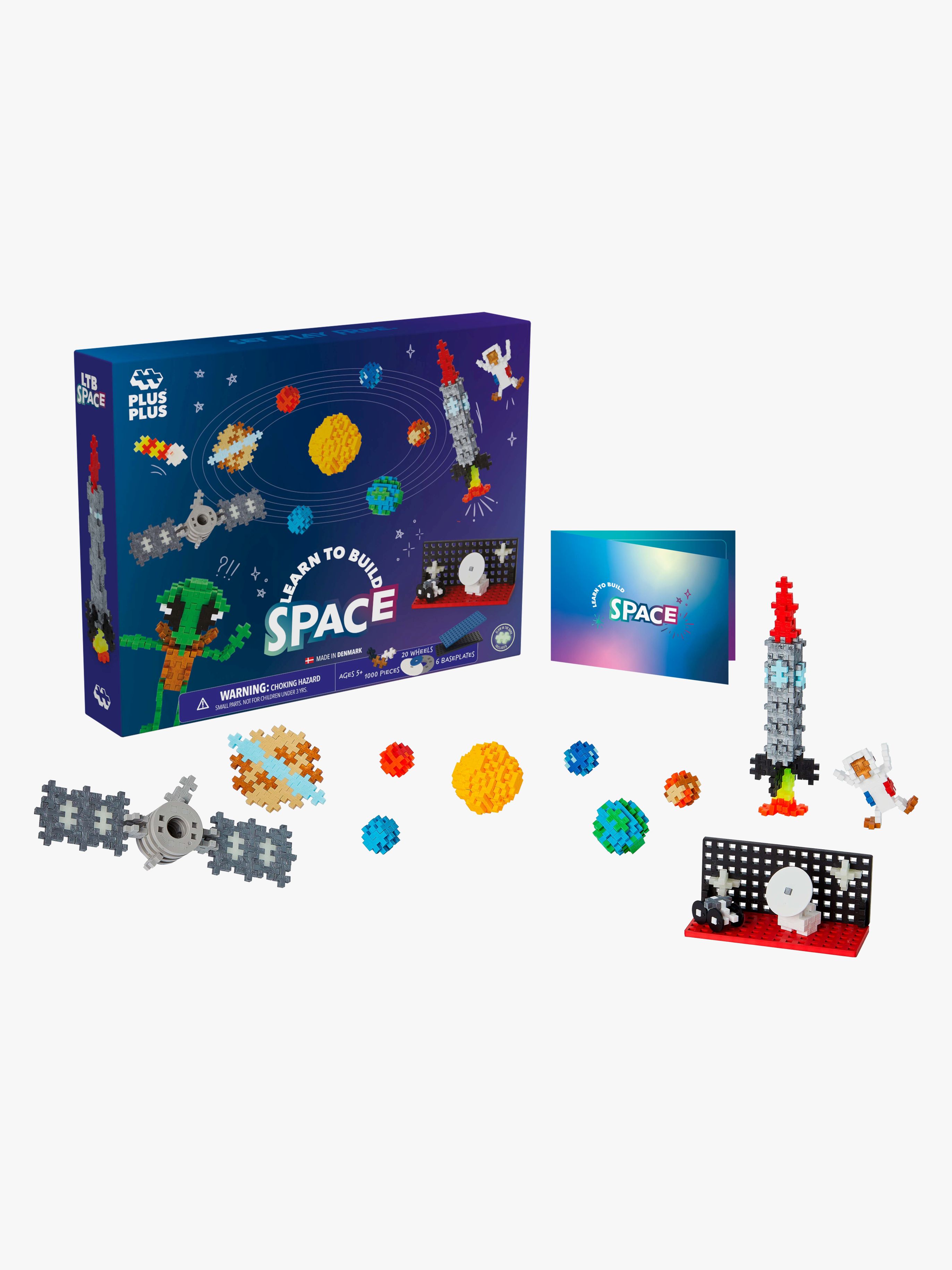 Plus Plus Learn to build Byggset Rymden 1000 Delar