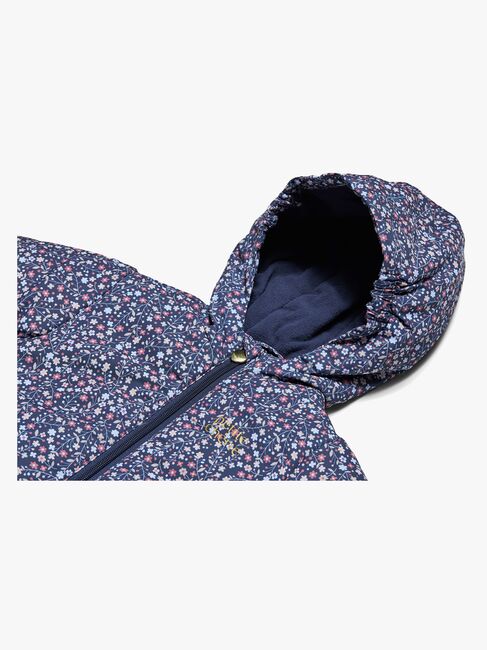 Petite Chérie Atelier Gisele Babyoverall, Navy Small Flower