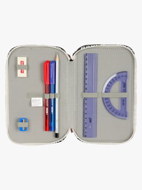 FC Barcelona  Fyllt Trippelpennfodral 37 Delar, Svart