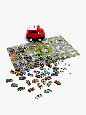 Alex's Garage Förvaringslåda med 50 Bilar & Accessoarer