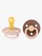 BIBS Studio Colour Fusion Napp 2-Pack Stl 2, Blush Woodchuck mix