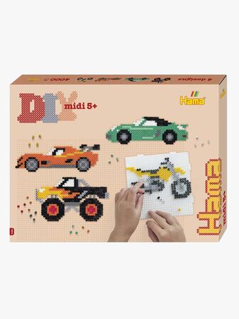 Hama Midi Gåvoset Fordon Pärlset 4000 st