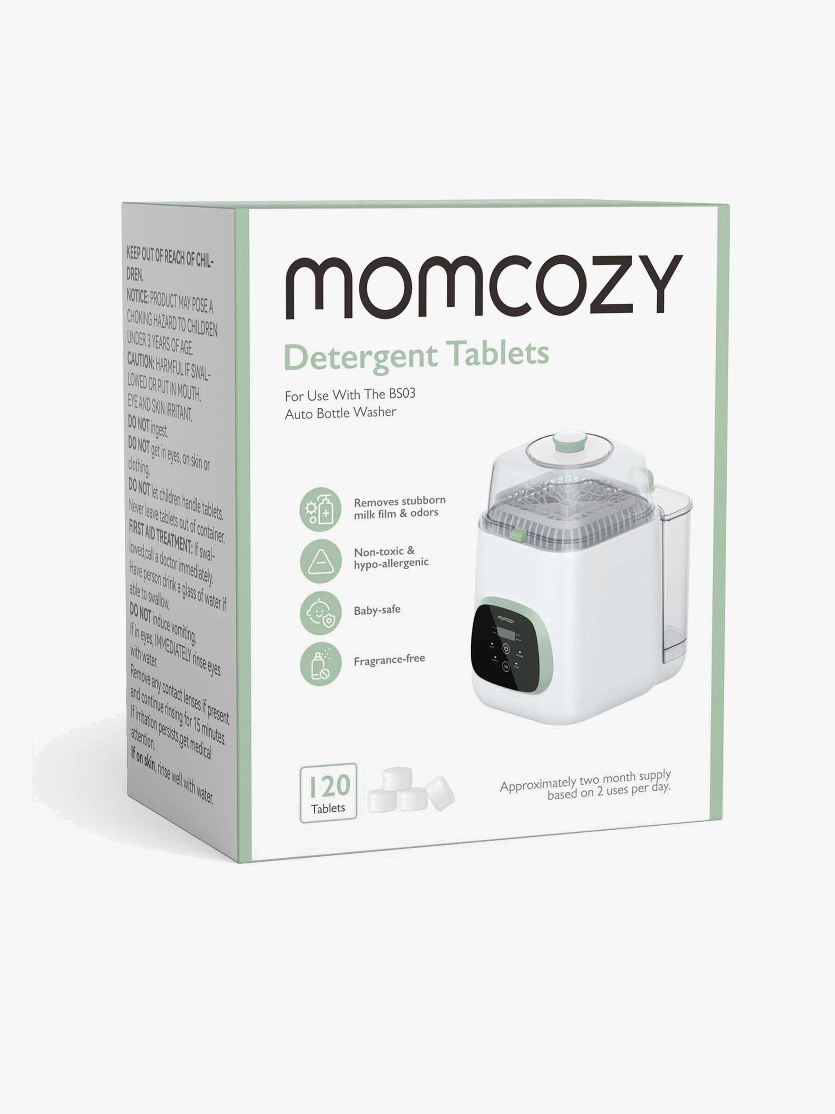 Momcozy KleanPal Pro Disktabletter 120 st, Vit - Bäst i test
