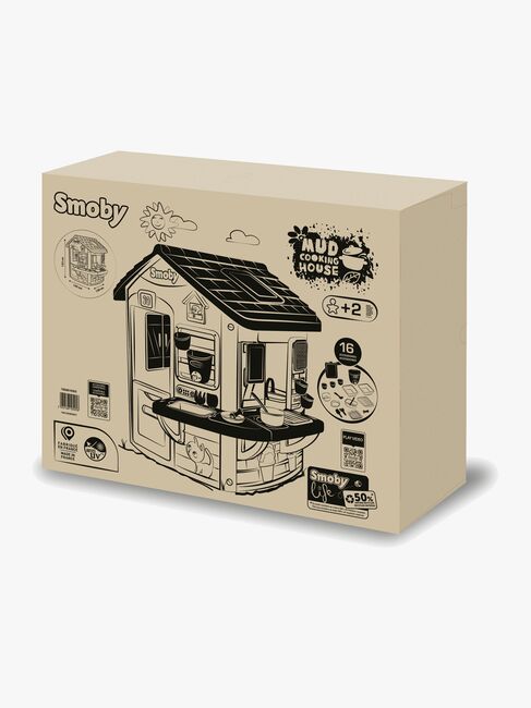 Smoby Life Lekstuga med Lerkök