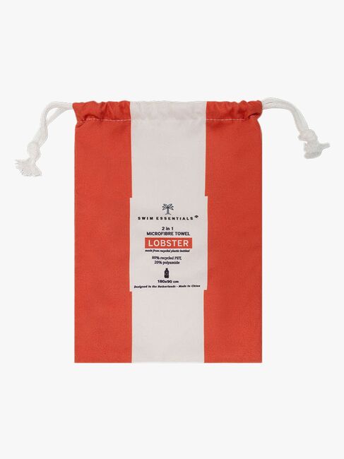 Swim Essentials Lobster Badhandduk, Red