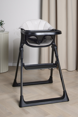 Beemoo CARE Harmony Syöttötuoli + Istuinpehmuste, All Black/Beige