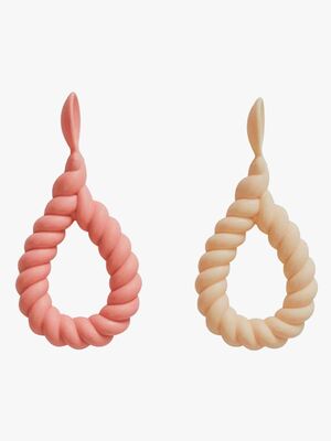 OYOY Mellow Sked med Handtag 2-Pack, Vanilla